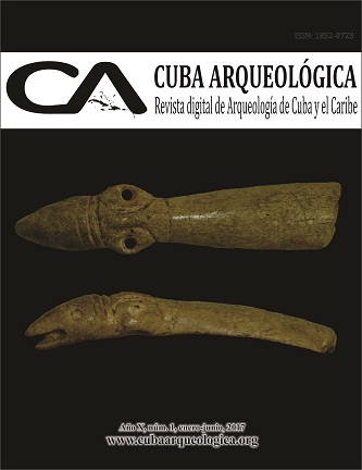 Portada Revista Cuba Arqueológica |Vol. 10 No. 1 | 2017