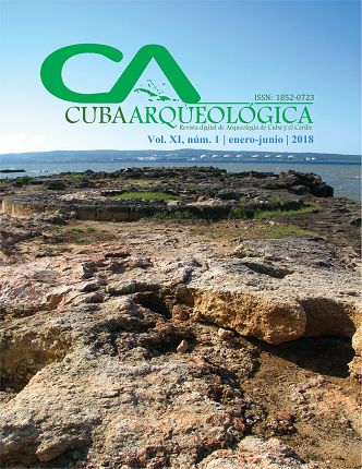 Portada Revista Cuba Arqueológica |Vol. 11 No. 1 | 2018