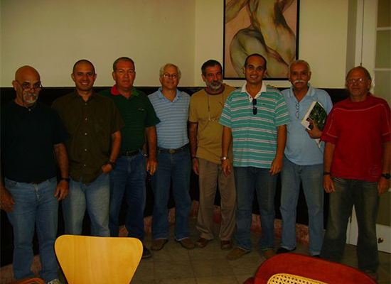 Miembros de la Subcomisión de Arqueología en 2009