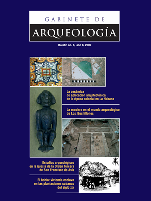 Revista Gabinete de Arqueología | No. 6 Año 6 | 2007