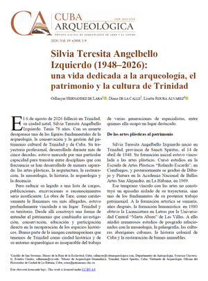 Imagen de la primera página del artículo e2606 Silvita Teresita Angelbello Izquierdo (1948-2026)