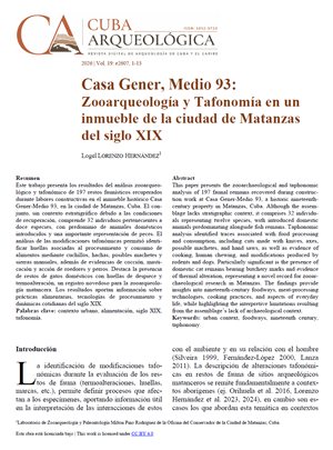 Imagen de la primera página del artículo e2607 Casa Gener, Medio 93