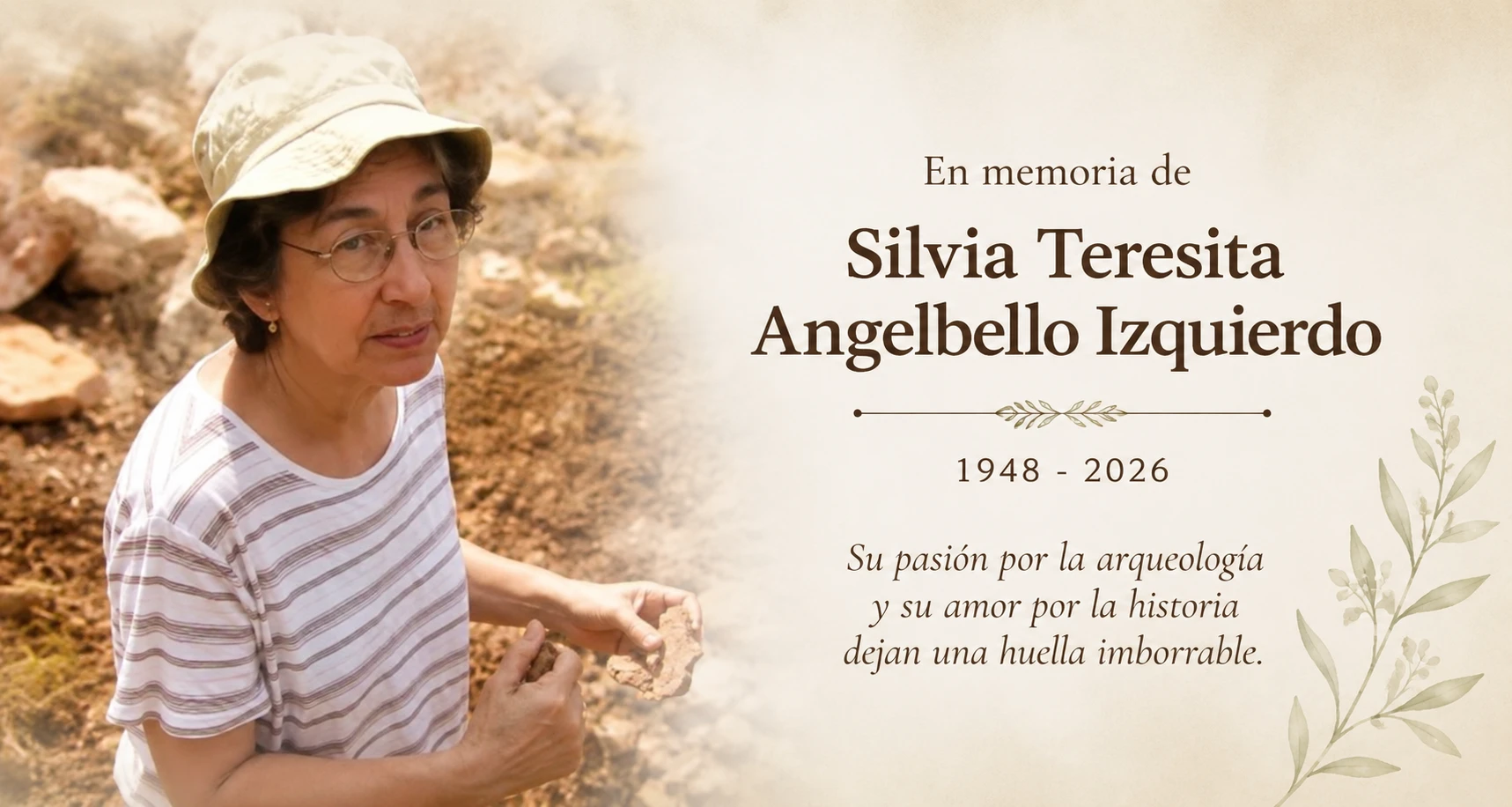 Silvia Teresita Angelbello Izquierdo (1948-2026)